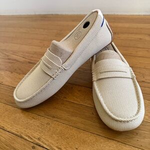 Rothy's Women’s The Driver Loafer, Size 8, Color is Sesame (off-white, beige)